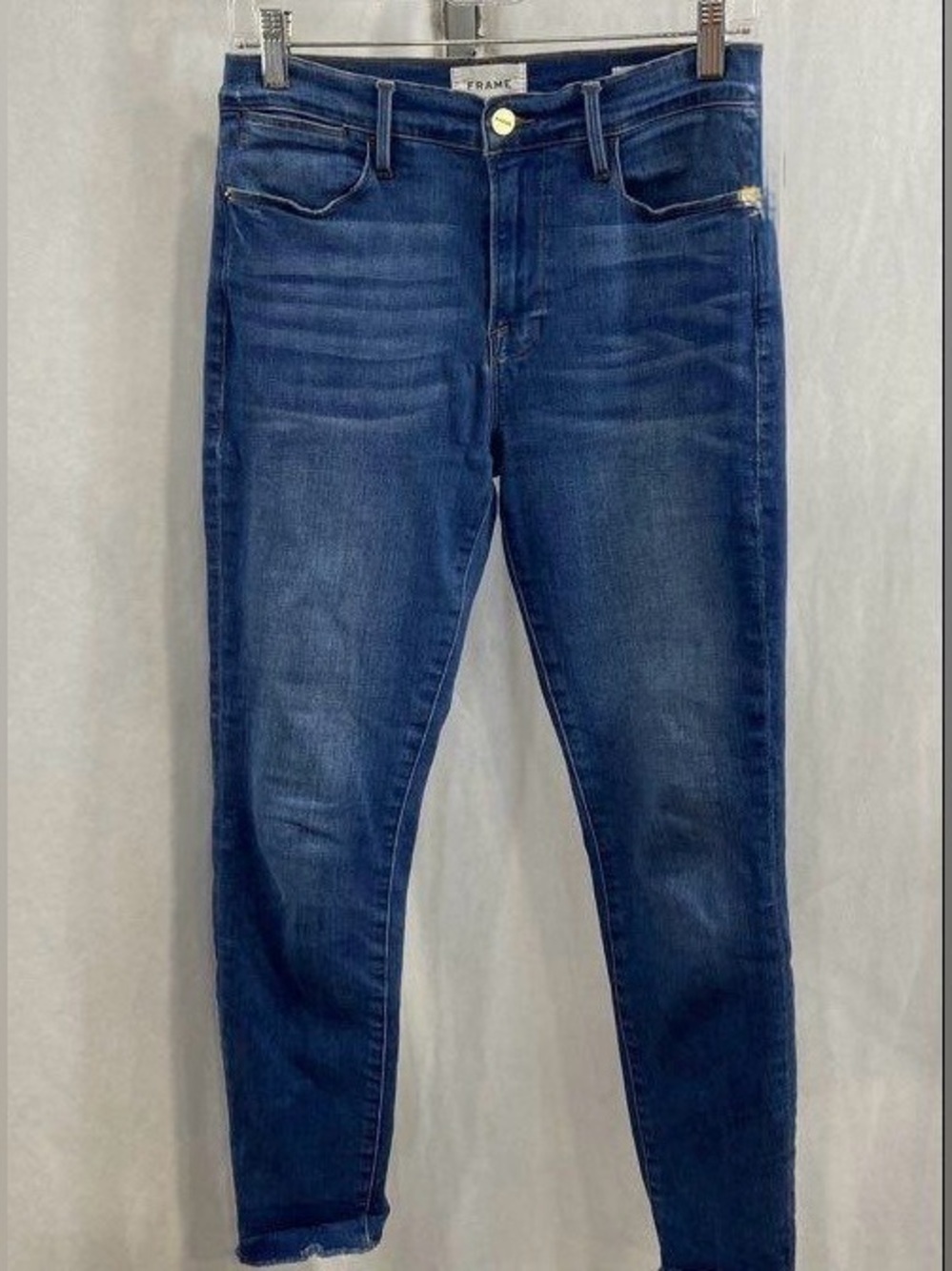 Frame Denim Women's Deep Indigo Skinny Jeans